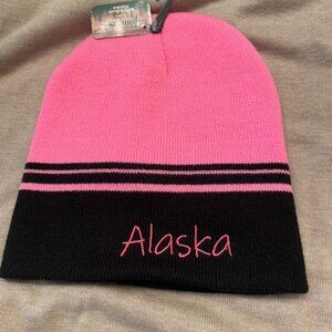 Women’s Bright Pink/Black “Alaska” Toque – BNWT  - Size S